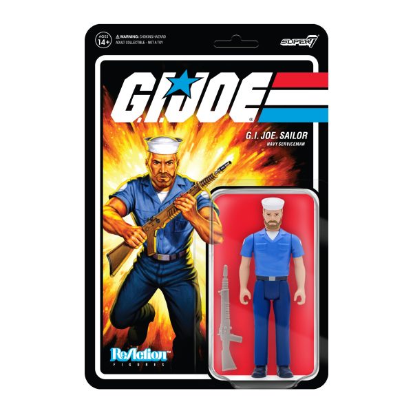 G.I. Joe ReAction Figures Wave 2 - Blueshirt Beard (Pink) Hot on Sale