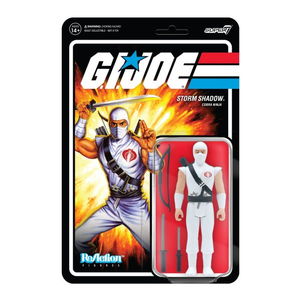 G.I. Joe ReAction Figures Wave 2 - Storm Shadow Online Hot Sale