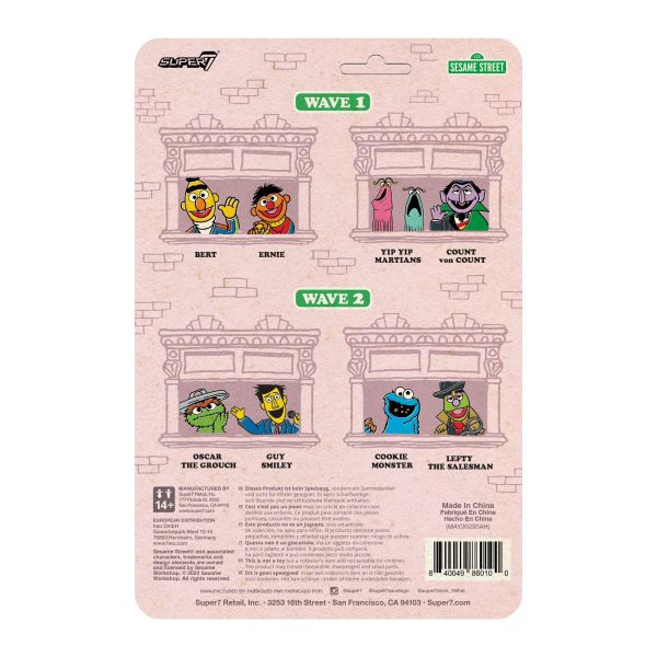 Sesame Street ReAction Figures Wave 02 - Guy Smiley (w  Bread) Discount - Image 4