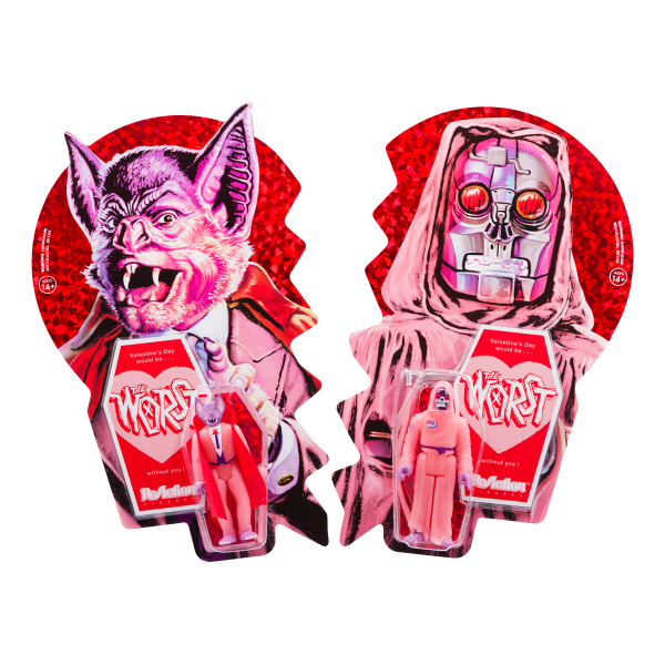 The Worst - Valentine s Day 2021 ReAction Figure 2-Pack - Batula and Robot Reaper Discount