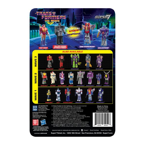 Transformers ReAction Figure Wave 4 - Fallen Leader Optimus Prime Online - Image 3