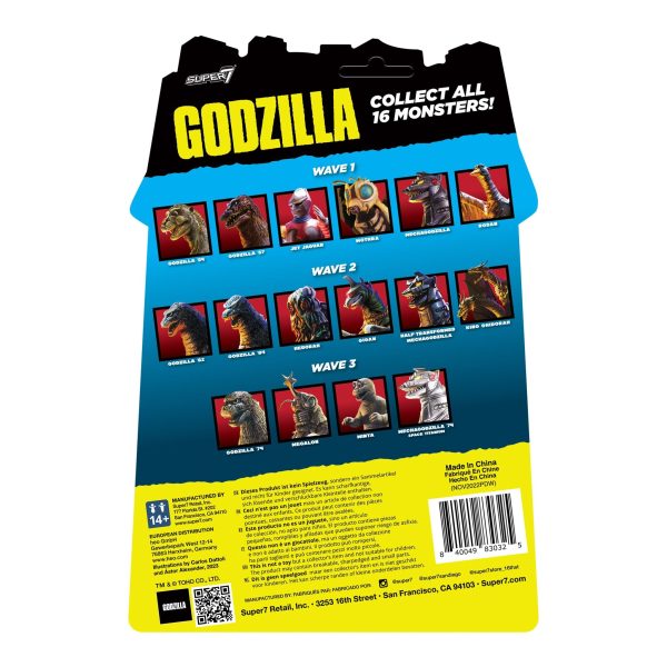 Toho ReAction Figures Wave 03 - Mechagodzilla  74 (Space Titanium) For Sale - Image 4