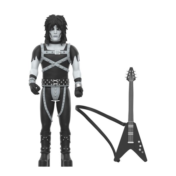 Motley Crue ReAction Figures Wave 02 - Vince Neil, Tommy Lee, Nikki Sixx, & Mick Mars (Shout At The Devil - Black & White) on Sale - Image 4