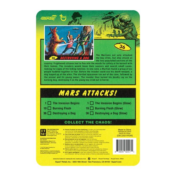Mars Attacks ReAction Wave 2 - Destroying a Dog (Glow) Online - Image 5