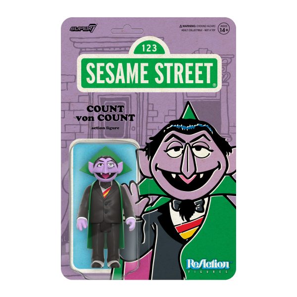 Sesame Street ReAction Figures Wave 01 - Count von Count Discount