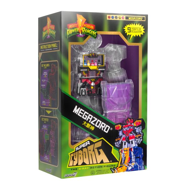 Mighty Morphin Power Rangers Super Cyborg - Megazord (Clear) Cheap