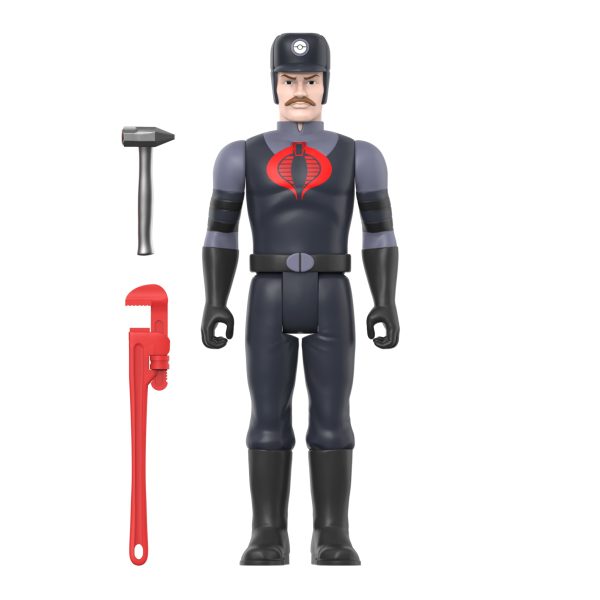 G.I. Joe ReAction Figures Wave 3 - Cobra Snakeling Factory Worker Mustache (Pink) Fashion - Image 2