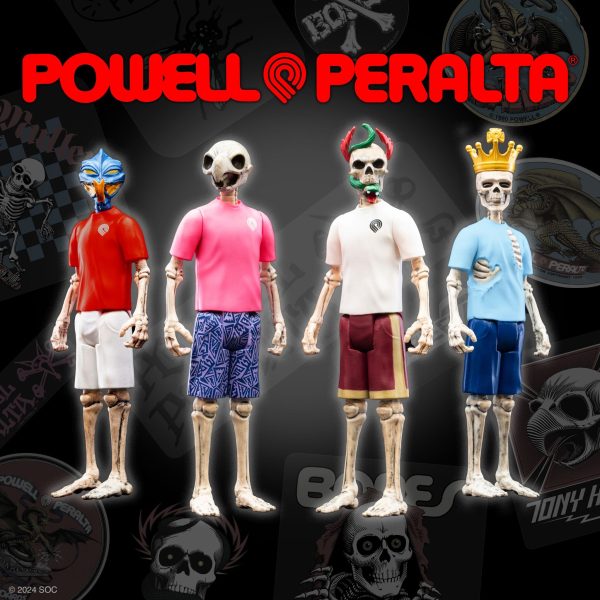 Powell-Peralta ReAction Figures Wave 5 - Tony Hawk, Mike McGill, Steve Caballero, and Rodney Mullen Online Sale - Image 2