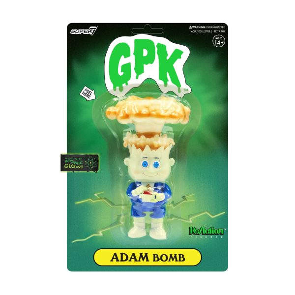 Garbage Pail Kids ReAction Figure - Adam Bomb (Glow) on Sale