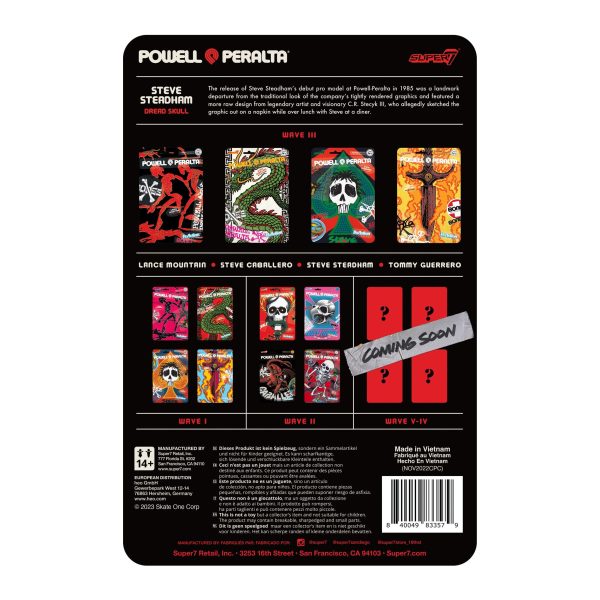 Powell-Peralta ReAction Figure Wave 3 - Steve Steadham (Del Mar) on Sale - Image 5