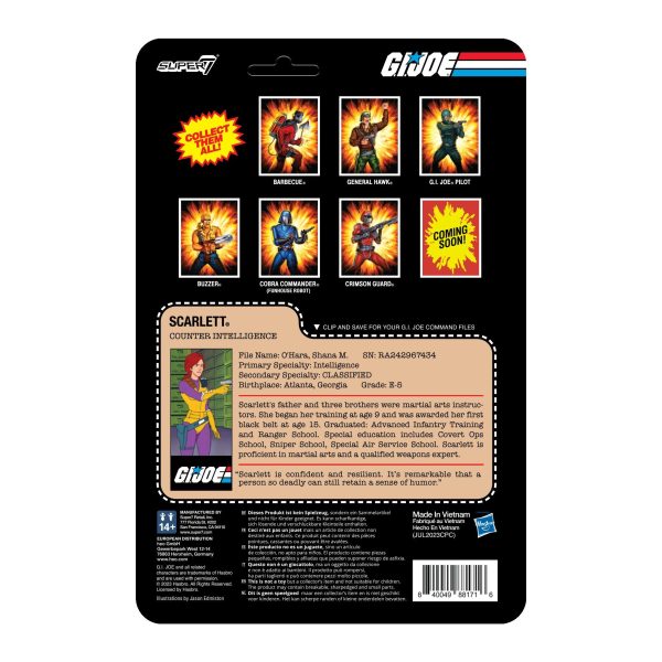 G.I. Joe ReAction Figures - Scarlett (DIC Purple) For Cheap - Image 5