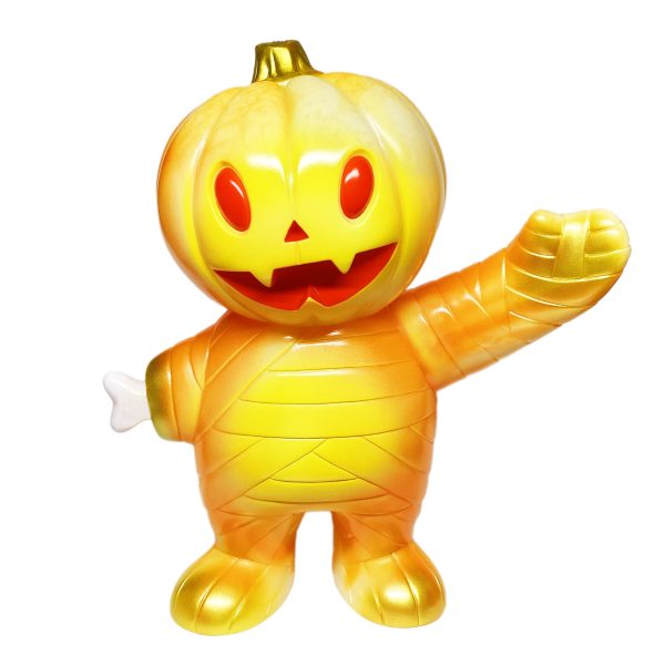 Super7 Japanese Vinyl - Pumpkin Boy (Glow-In-The-Dark Orange Swirl) Online