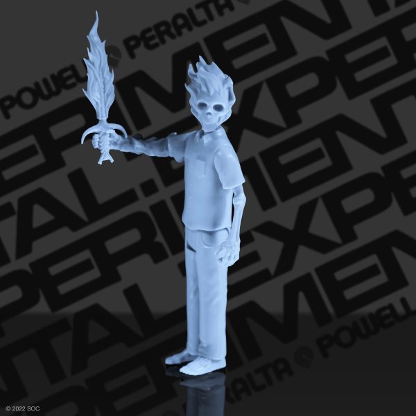 Powell-Peralta ReAction Figures Wave 1A -  Tommy Guerrero V8 Dagger (Unpainted) For Discount - Image 2