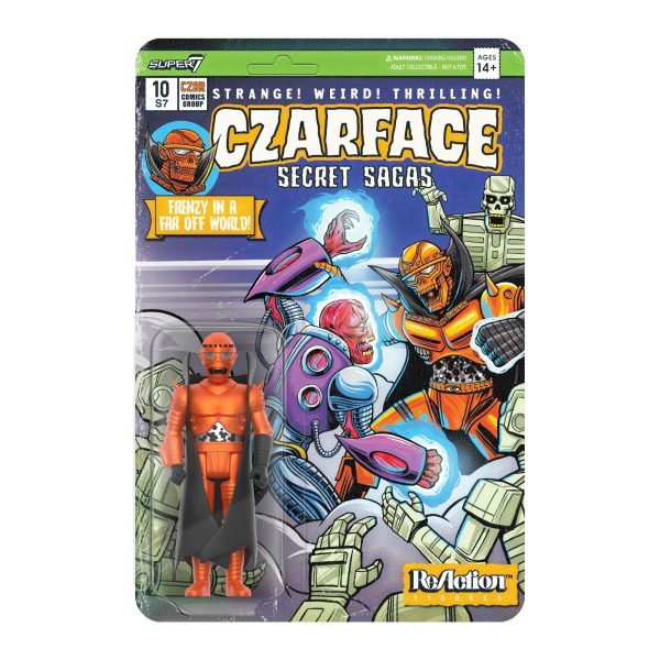 Czarface ReAction Figures Wave 11 - Czarface (Orange & Black) For Cheap