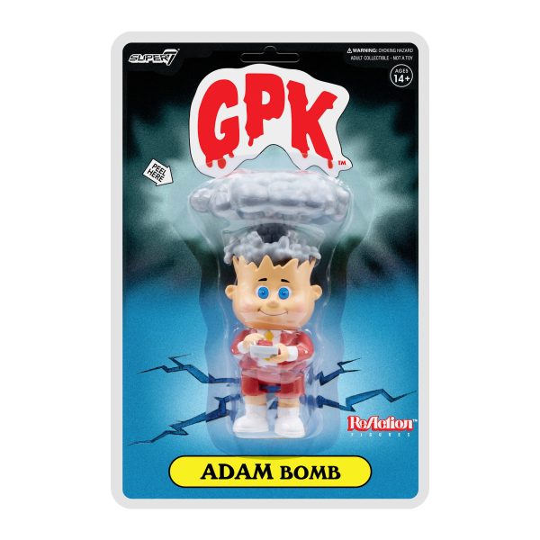 Garbage Pail Kids ReAction Figure - Adam Bomb (Red) Hot on Sale