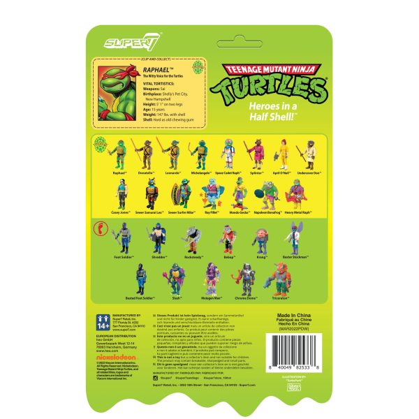 Teenage Mutant Ninja Turtles ReAction - Raphael (Mutagen Ooze) on Sale - Image 3