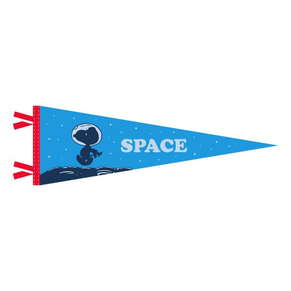 Peanuts Pennant - Snoopy Space Cheap
