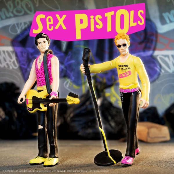 Sex Pistols ReAction Figures Wave 2 - Never Mind The Bollocks - Johnny Rotten & Sid Vicious For Discount - Image 2