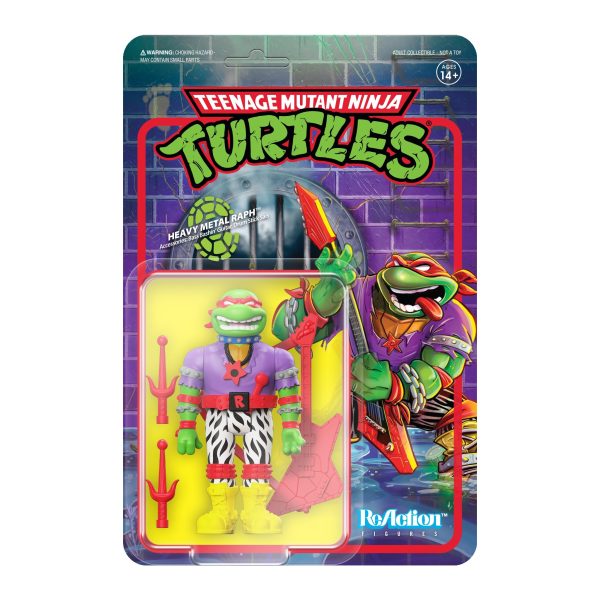 Teenage Mutant Ninja Turtles ReAction Wave 6 - Heavy Metal Raph Fashion