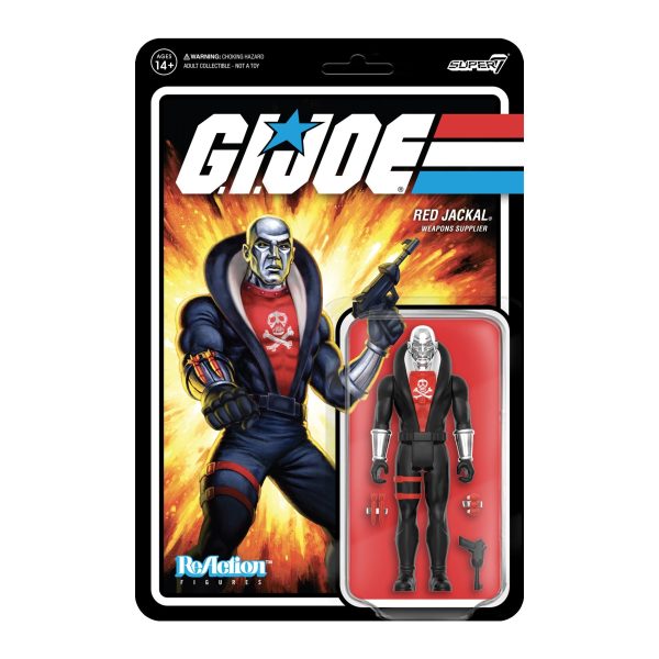 G.I. Joe ReAction Figures W8 - Red Jackal (Vac Metal) Supply