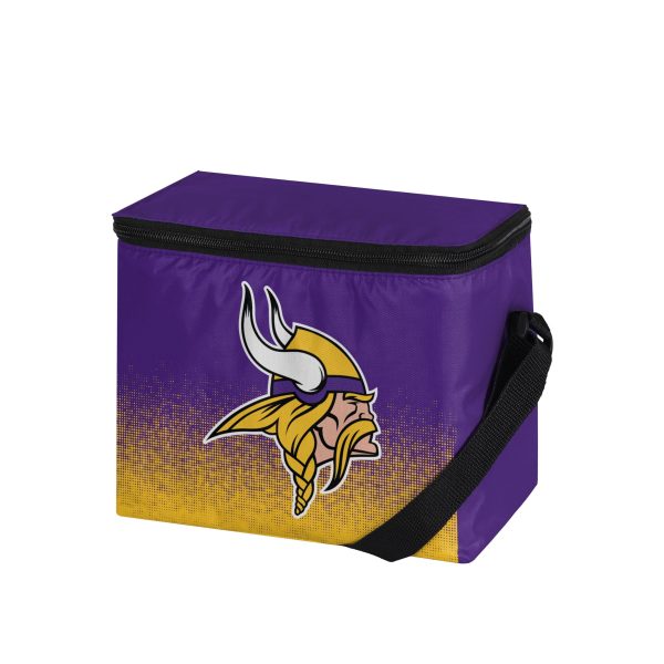 Minnesota Vikings NFL Gradient 6 Pack Cooler Bag For Cheap - Image 2
