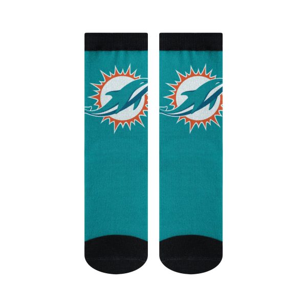 Miami Dolphins NFL Primetime Socks Hot on Sale - Image 4