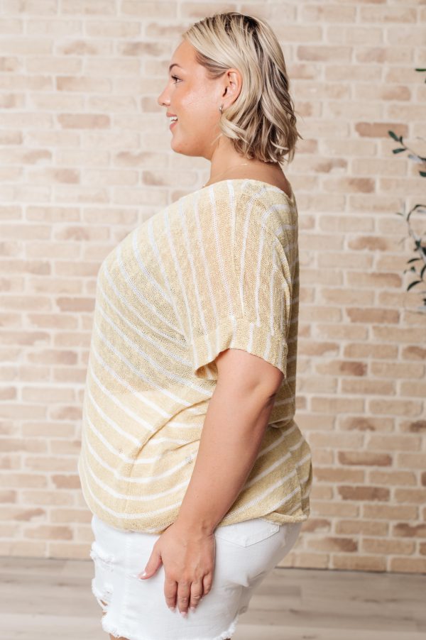 Hazel Blues® |  Simply Sweet Striped Top Supply - Image 4